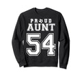 Number 54 Custom Proud Soccer Sweatshirt - Fun Novelty Design for Adults - T-Shirt, Sweatshirt, Hoodie