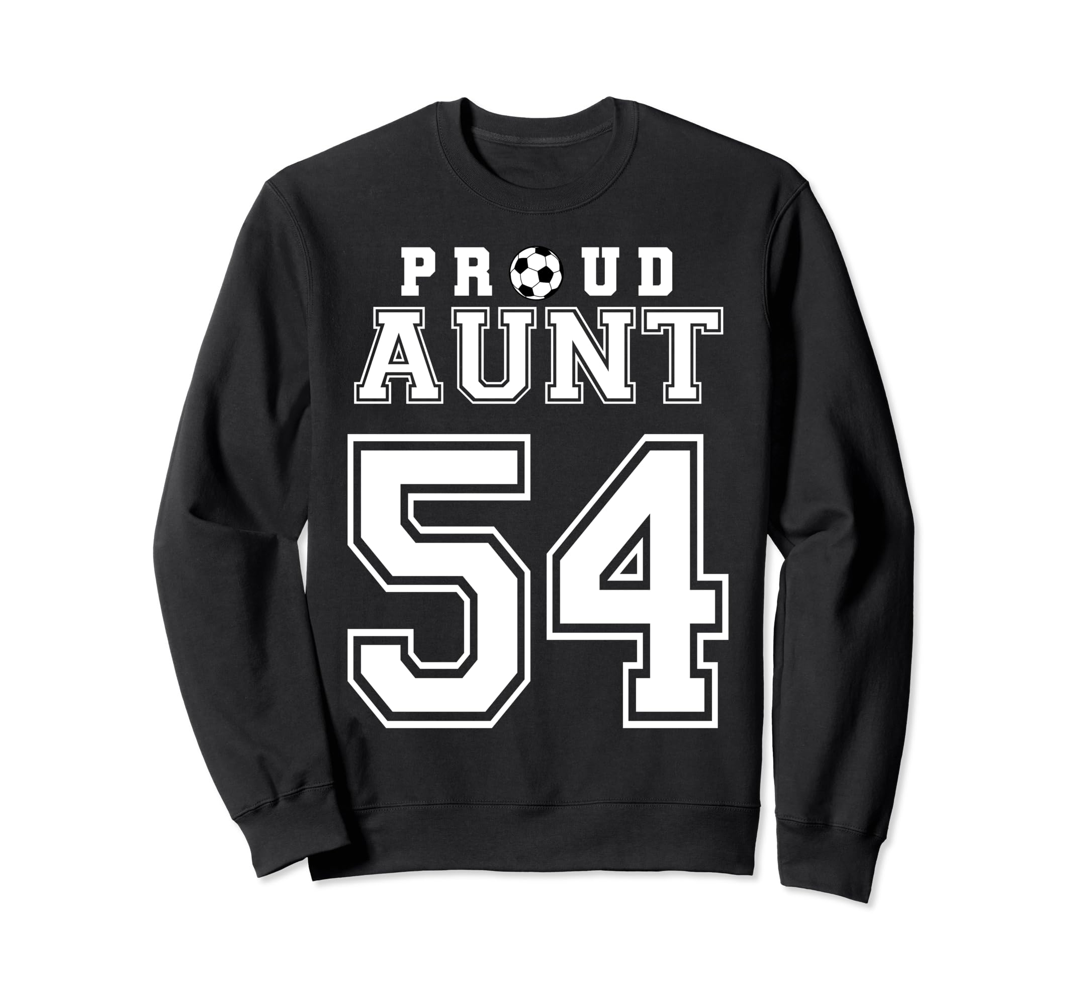 Number 54 Custom Proud Soccer Sweatshirt - Fun Novelty Design for Adults - T-Shirt, Sweatshirt, Hoodie