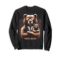 Papa Bear Funny Bears Animal Sweatshirt - Custom Art Print for Adults - T-Shirt, Sweatshirt, Hoodie