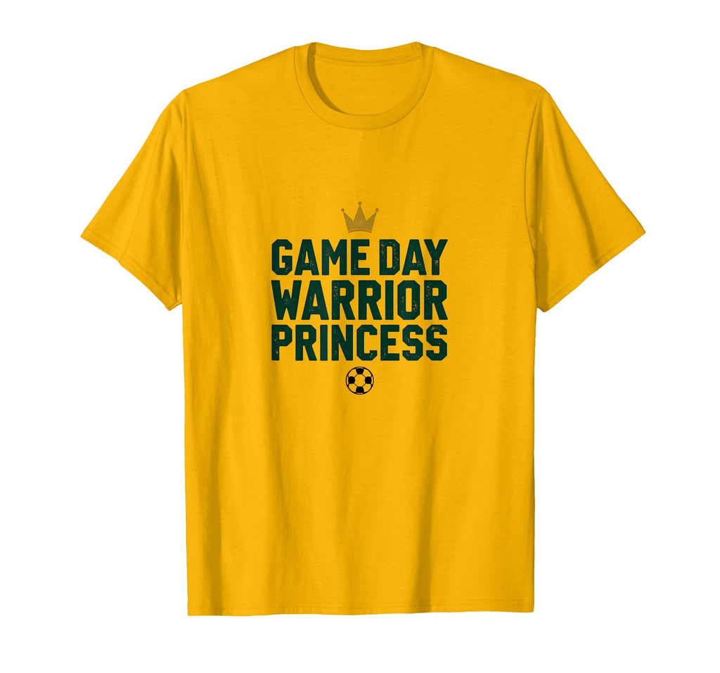 Game Day Warrior Princess Soccer Mom T-Shirt - Novelty Apparel for Adults - T-Shirt, Sweatshirt, Hoodie