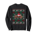 Ugly Tarantula Wearing Santa Hat Sweatshirt - Custom Art Print Men Women - T-Shirt, Sweatshirt, Hoodie