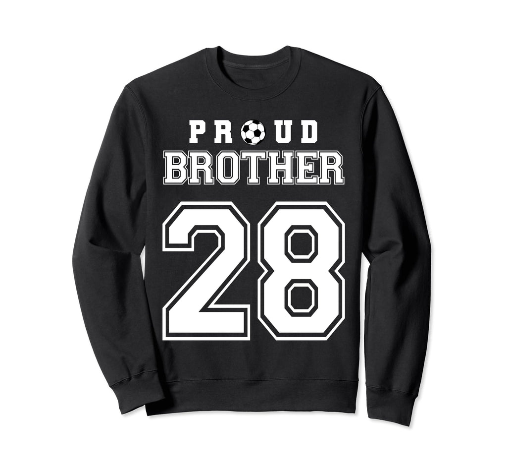 Number 28 Custom Proud Soccer Futbol Sweatshirt - Unique Graphic Unisex - T-Shirt, Sweatshirt, Hoodie