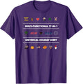 17-IN-1 UNIVERSAL HOLIDAY Pixel Art - Adult & Kids T-Shirts, Sweatshirts & Hoodies apparel design preview 1