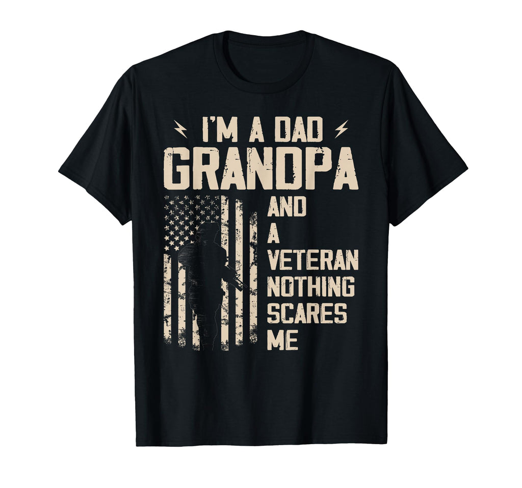 Im Dad Grandpa And Veteran Fathers Day T-Shirt - Graphic Print for Adults - T-Shirt, Sweatshirt, Hoodie