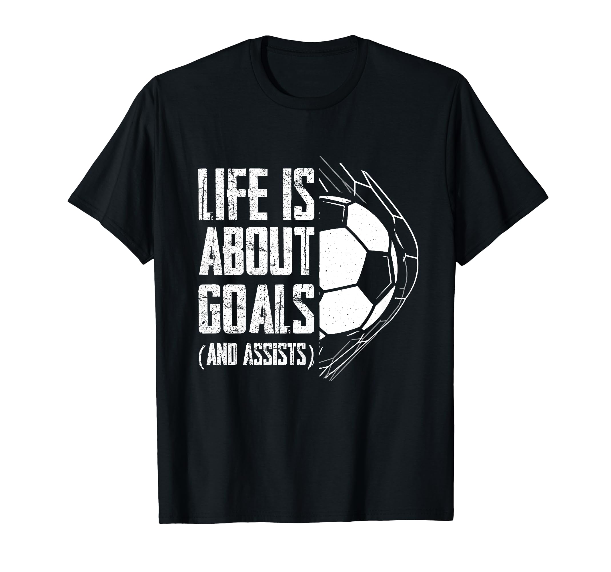 Life Is About Goals And Assists Team T-Shirt - Custom Art Print Men Women - T-Shirt, Sweatshirt, Hoodie