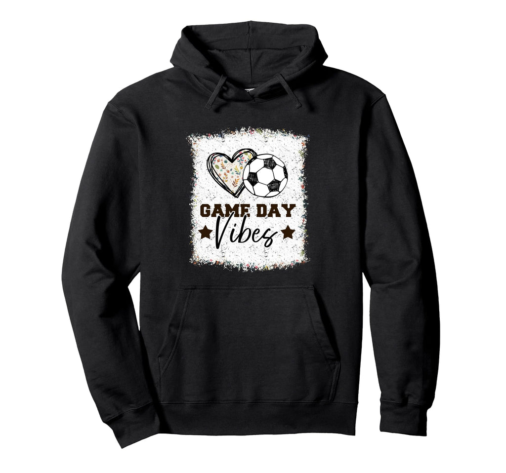 Soccer Soccer Game Day Vibes Soccer Hoodie - Custom Art Print Unisex - T-Shirt, Sweatshirt, Hoodie