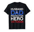 Husband Dad Protector Hero Proud T-Shirt - Aesthetic Graphic Unisex - T-Shirt, Sweatshirt, Hoodie