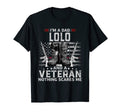 Mens Im Dad Lolo And Veteran Nothing T-Shirt - Minimalist Print Unisex - T-Shirt, Sweatshirt, Hoodie