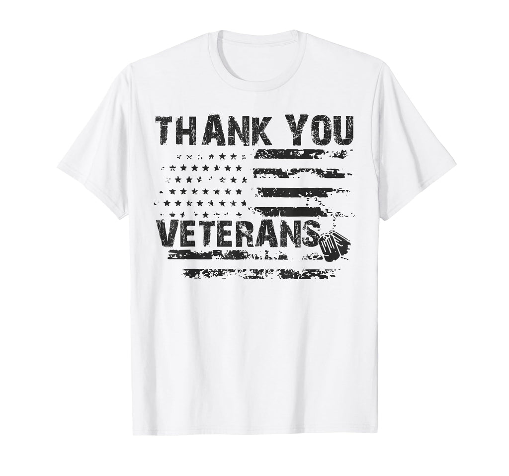 Thank You Veterans Patriotic Military T-Shirt - Graphic Print Men Women - T-Shirt, Sweatshirt, Hoodie