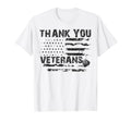 Thank You Veterans Patriotic Military T-Shirt - Graphic Print Men Women - T-Shirt, Sweatshirt, Hoodie
