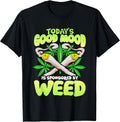 Today Good Mood is Sponsored by Weed Cannabis Funny - Adult & Kids T-Shirts, Sweatshirts & Hoodies apparel design preview 1