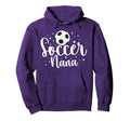 Soccer Nana Grandma Proud Nana Soccer Hoodie - Custom Art Print Men Women - T-Shirt, Sweatshirt, Hoodie