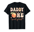 Daddy One Sweet Peach 1St Birthday Party T-Shirt - Custom Art Print Unisex - T-Shirt, Sweatshirt, Hoodie