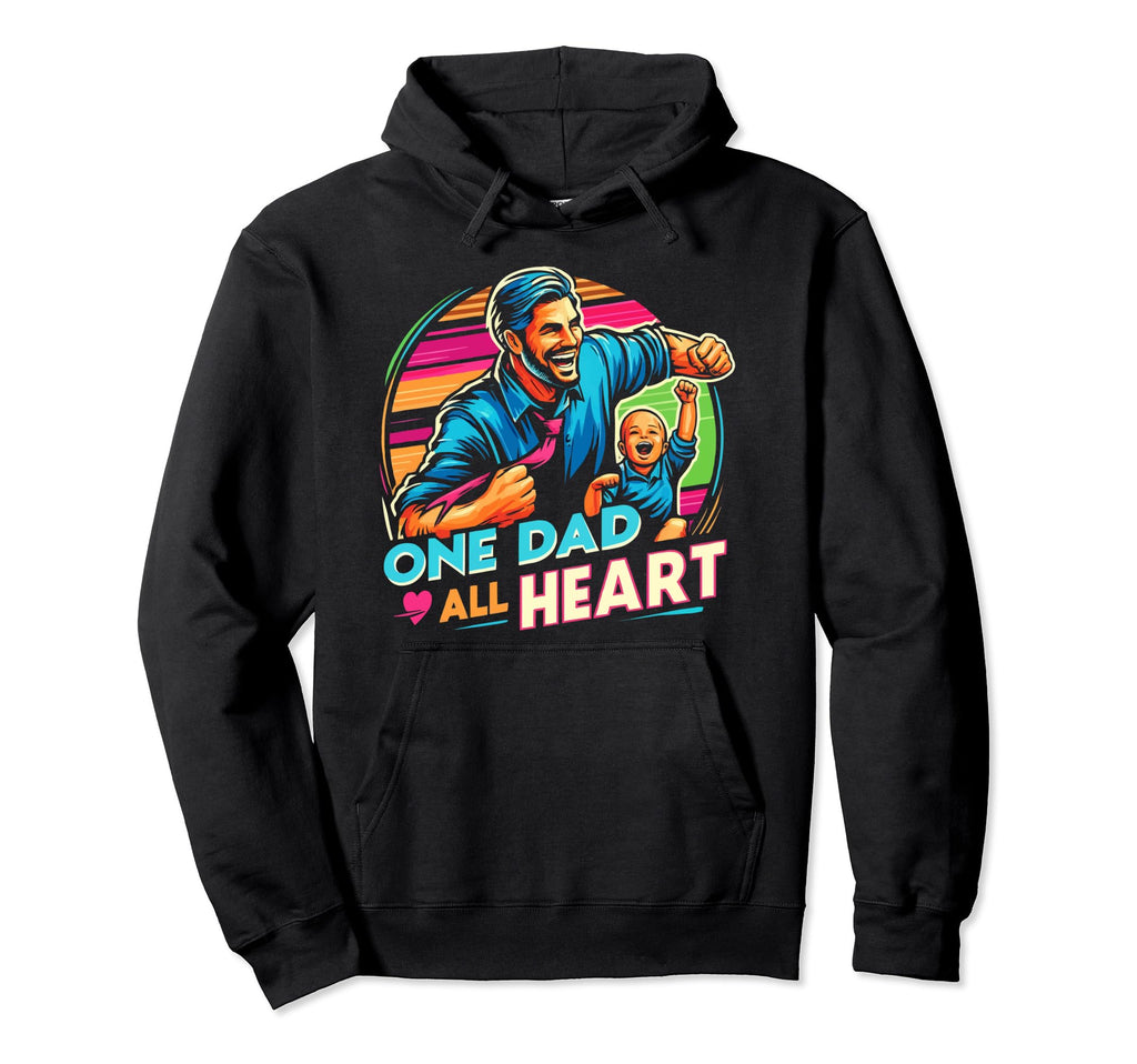Single Dad Parenting Single Parent Hoodie - Custom Art Print Men Women - T-Shirt, Sweatshirt, Hoodie