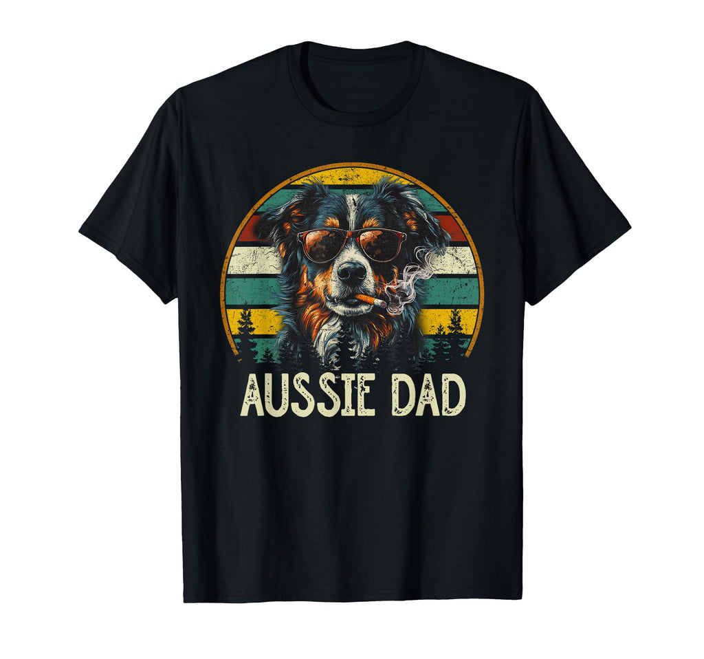 Best Australian Shepherd Dog Dad Ever T-Shirt - Graphic Print for Adults - T-Shirt, Sweatshirt, Hoodie