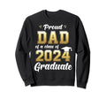 Proud Dad Class 2024 Graduate Daddy Sweatshirt - Graphic Print Unisex - T-Shirt, Sweatshirt, Hoodie