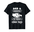Dad Daughter Chaos Team Father T-Shirt - Fun Novelty Design for Adults - T-Shirt, Sweatshirt, Hoodie