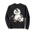 Adorable Penguin Soccer Player Sweatshirt - Aesthetic Graphic Unisex - T-Shirt, Sweatshirt, Hoodie