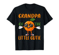 Grandpa Little Cutie Shower Orange 1St T-Shirt - Trendy Graphic Unisex - T-Shirt, Sweatshirt, Hoodie