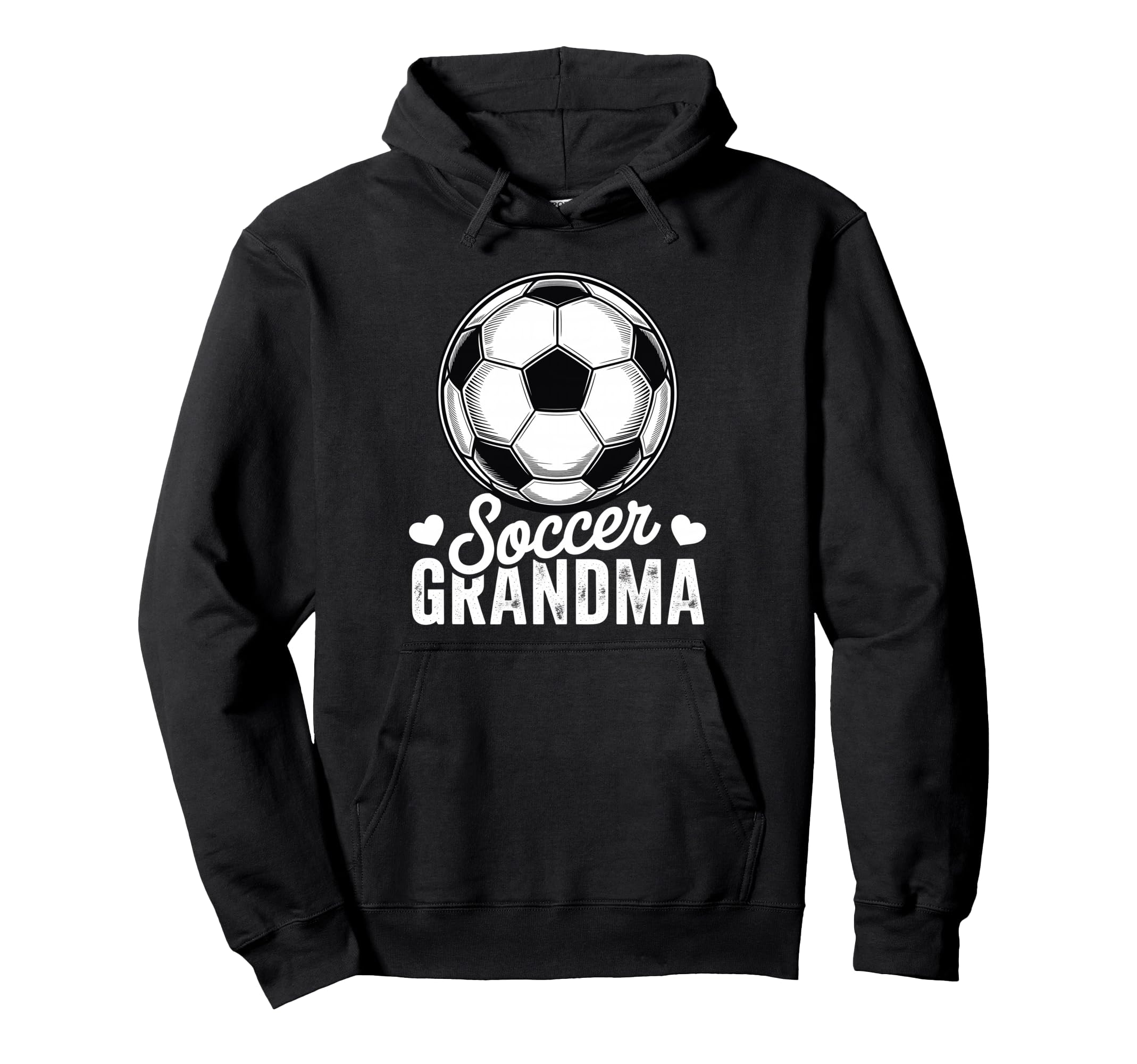 Funny Soccer Grandma Mothers Day Hoodie - Minimalist Print for Adults - T-Shirt, Sweatshirt, Hoodie