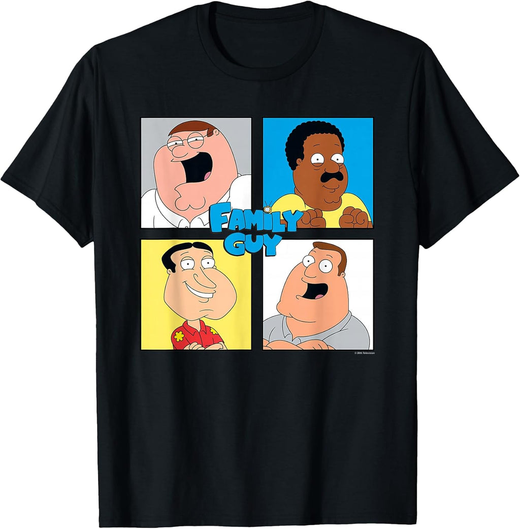 Colorful Pop Art Character Grid Funny Cartoon - Adult & Kids T-Shirts, Sweatshirts & Hoodies apparel design preview 1