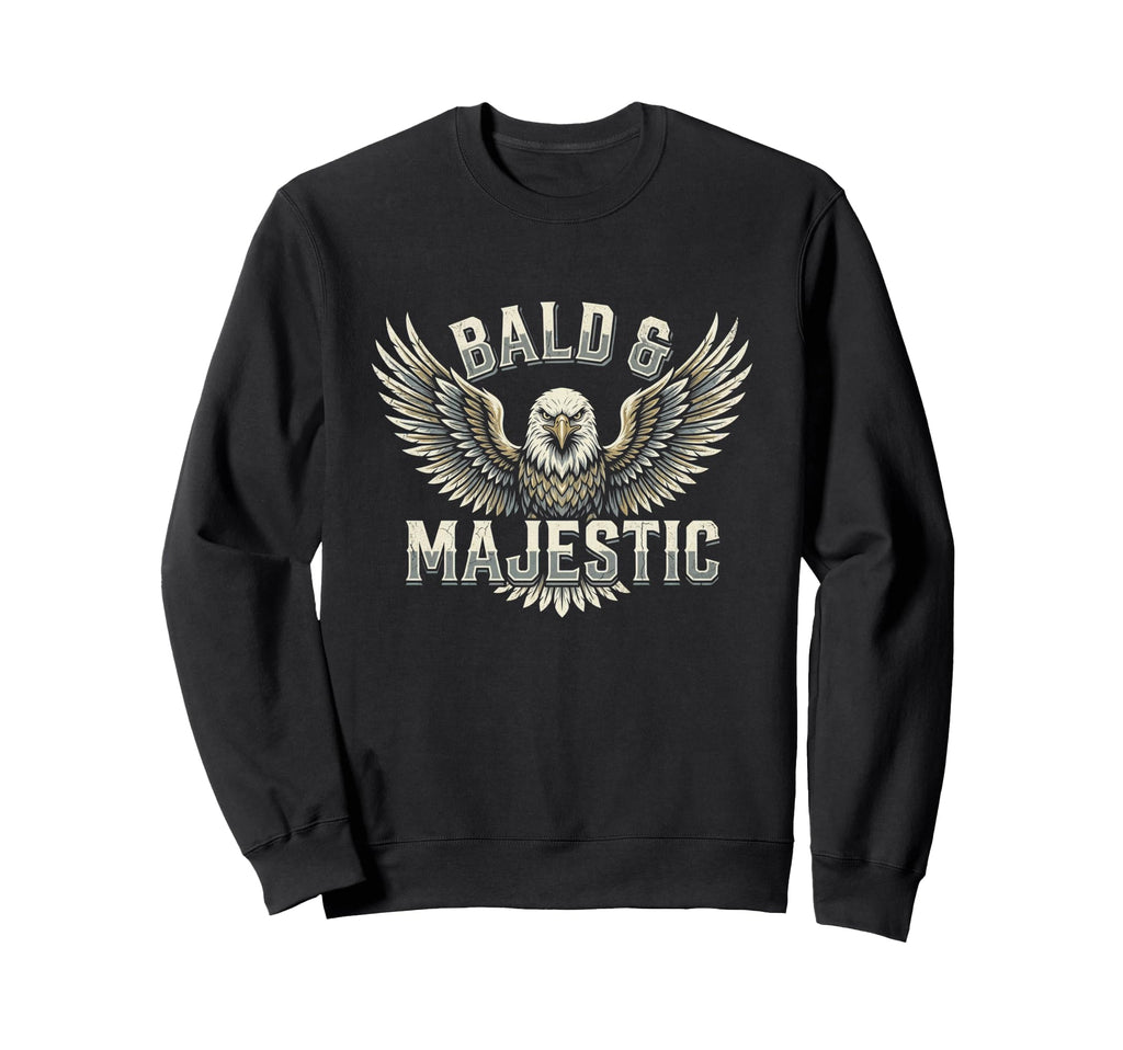 Bald Majestic Sexy Bald Guy Sweatshirt - Casual Everyday Wear for Adults - T-Shirt, Sweatshirt, Hoodie