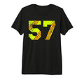 Softball 57 Jersey Number T-Shirt - Casual Everyday Wear Unisex - T-Shirt, Sweatshirt, Hoodie