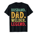 Funny Welder Husband Dad Welder Legend T-Shirt - Minimalist Print Unisex - T-Shirt, Sweatshirt, Hoodie
