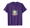 Teapot Beautiful Flowers Floral T-Shirt - Fun Novelty Design Men Women - T-Shirt, Sweatshirt, Hoodie