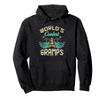 Worlds Coolest Gramps Motorcycle Hoodie - Trendy Graphic for Adults - T-Shirt, Sweatshirt, Hoodie