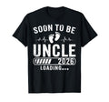 Soon To Be Uncle 2026 Loading T-Shirt - Minimalist Print Men Women - T-Shirt, Sweatshirt, Hoodie