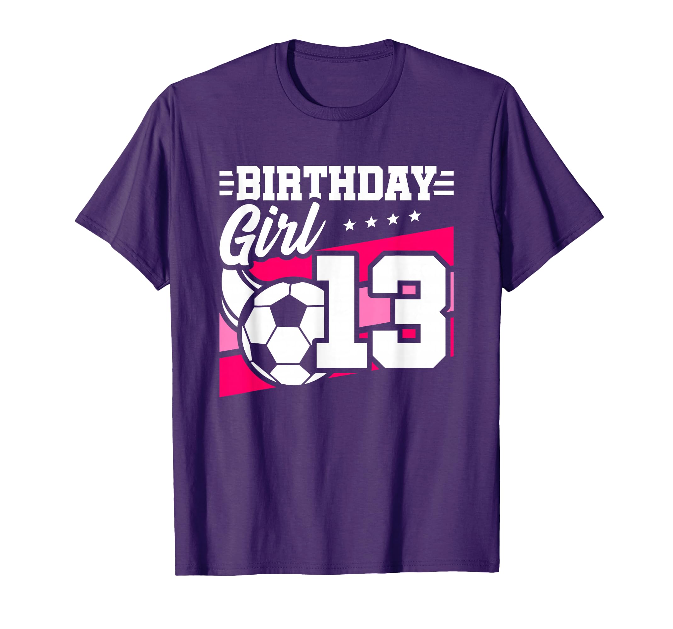 Soccer Birthday Party 13 Year Old 13Th T-Shirt - Trendy Graphic for Adults - T-Shirt, Sweatshirt, Hoodie