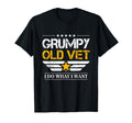 Grumpy Old Vet I Do What I Want Military T-Shirt - Custom Art Print Unisex - T-Shirt, Sweatshirt, Hoodie