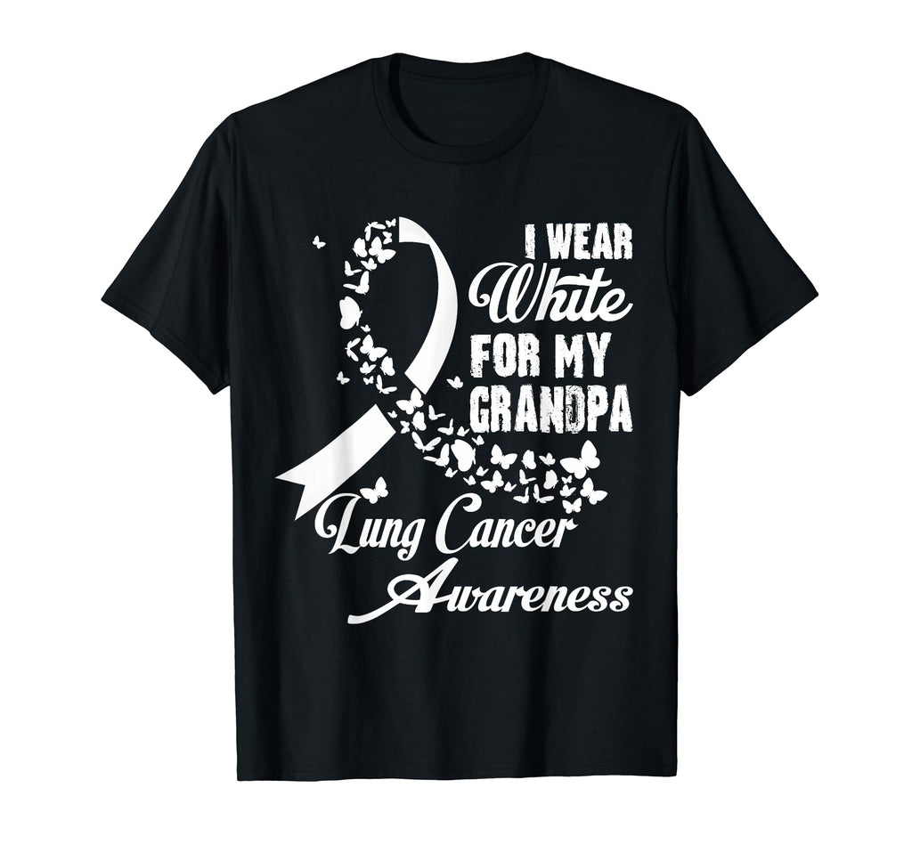 I Wear White My Grandpa Family T-Shirt - Fun Novelty Design for Adults - T-Shirt, Sweatshirt, Hoodie