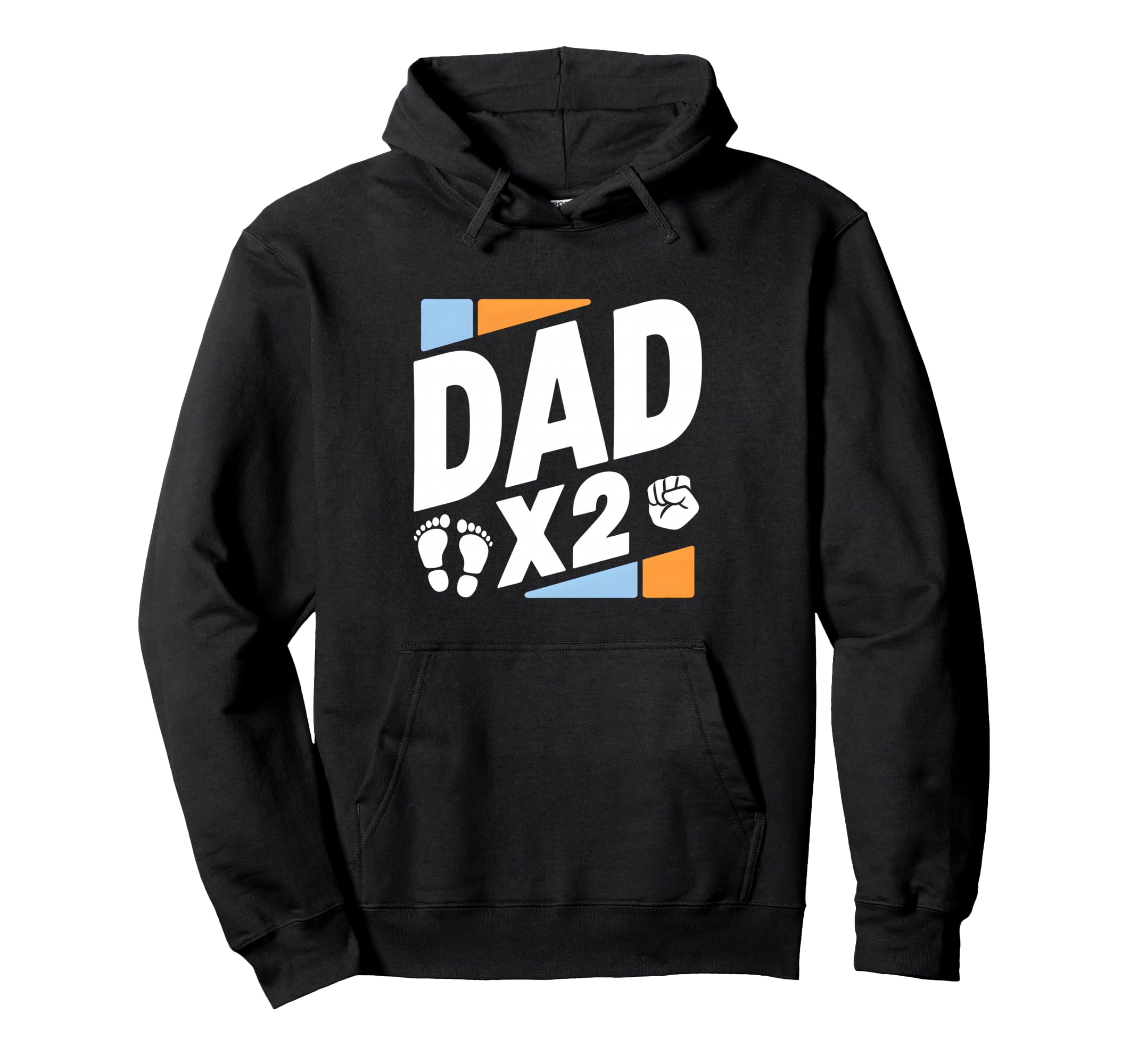 Dad X2 Twin Dad Father Pride Hoodie - Fun Novelty Design Men Women - T-Shirt, Sweatshirt, Hoodie