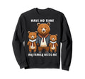 Bear Family Celebration Father Sweatshirt - Custom Art Print Men Women - T-Shirt, Sweatshirt, Hoodie
