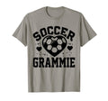 Soccer Grammie Heart Grammie Soccer T-Shirt - Streetwear Style for Adults - T-Shirt, Sweatshirt, Hoodie