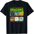 3 Hidden World Dragon Friends - Adult & Kids T-Shirts, Sweatshirts & Hoodies apparel design preview 1