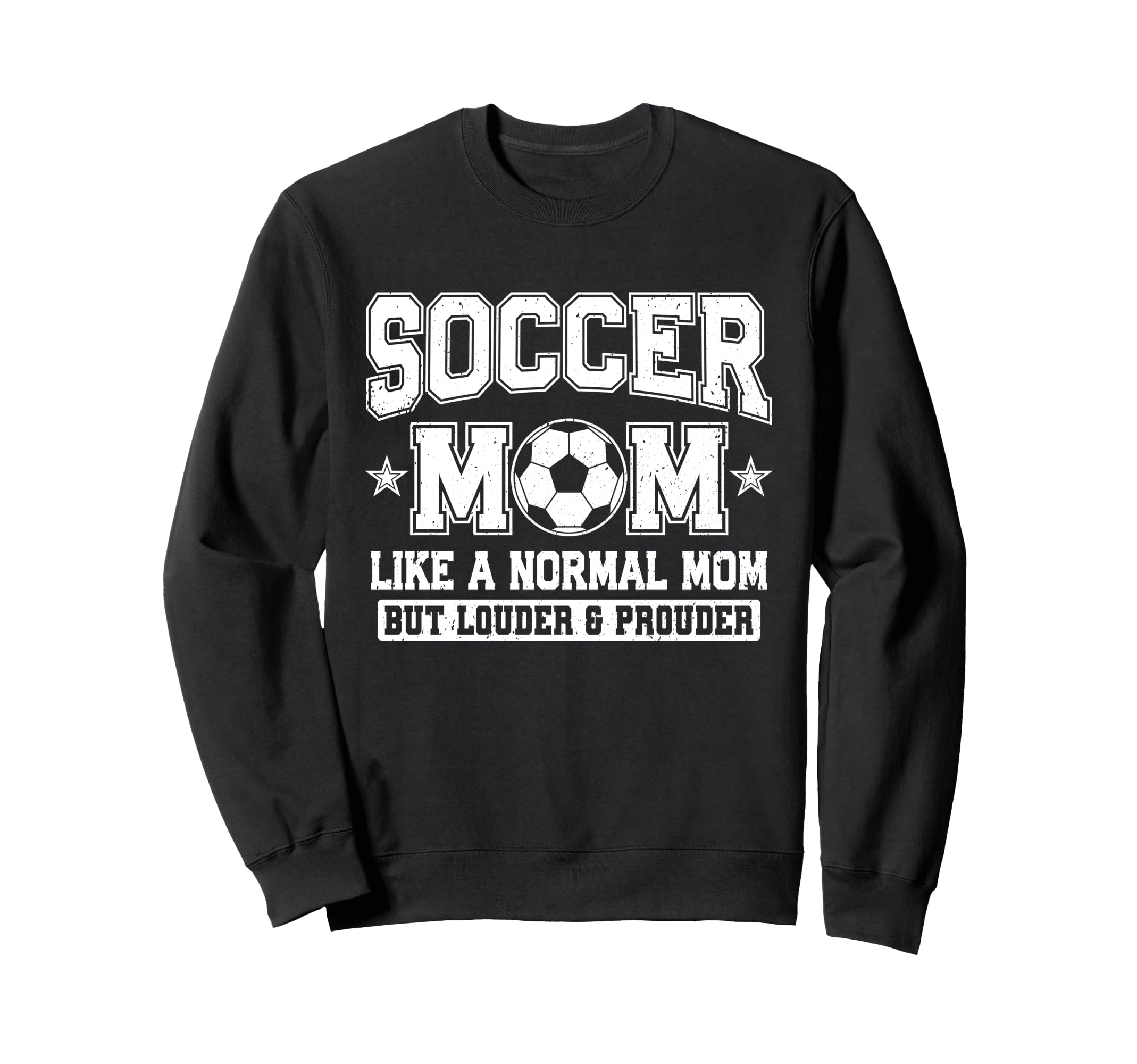 Soccer Mom Like Normal Mom But Sweatshirt - Aesthetic Graphic for Adults - T-Shirt, Sweatshirt, Hoodie