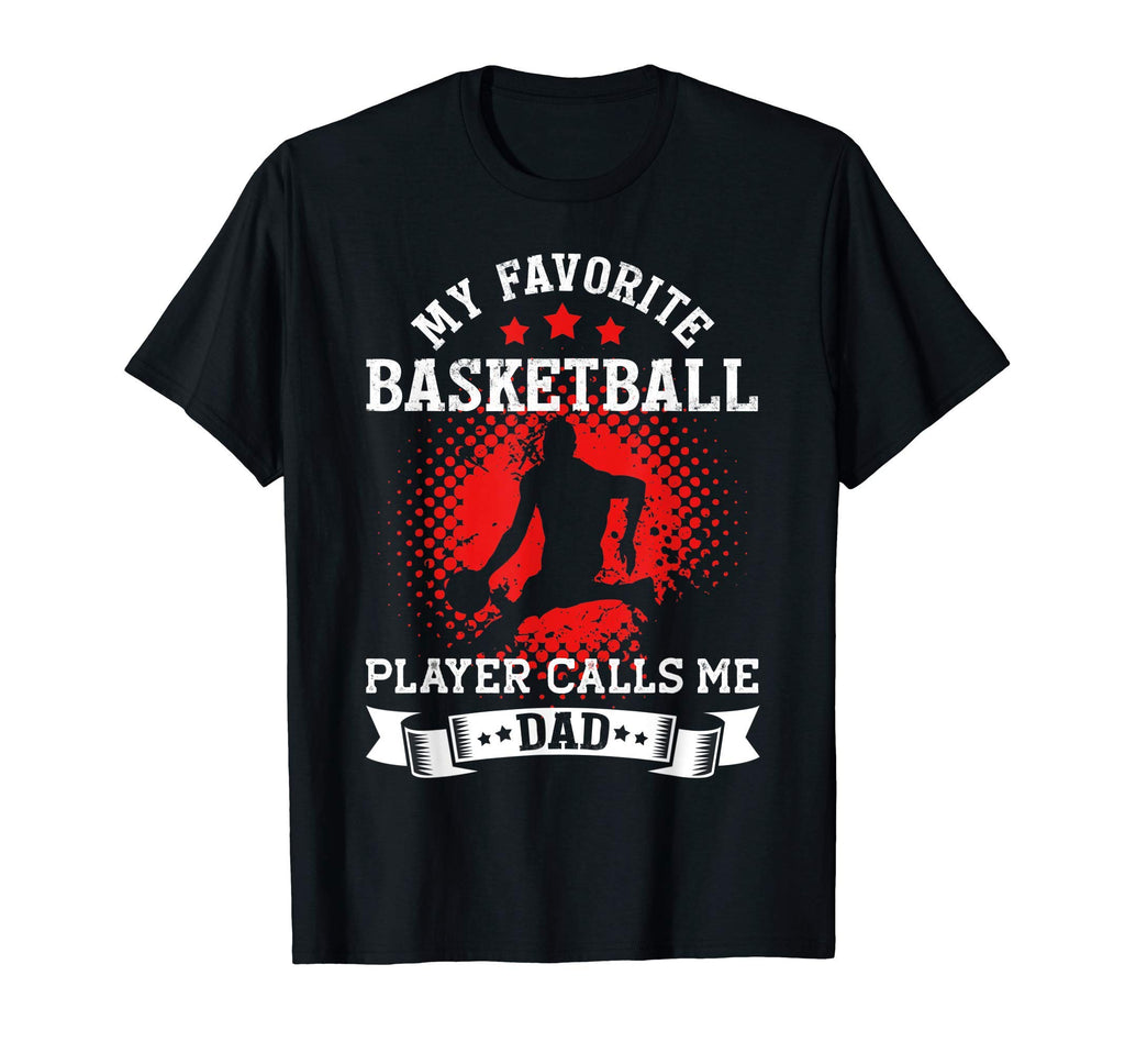 My Favorite Basketball Player Calls Me T-Shirt - Minimalist Print Unisex - T-Shirt, Sweatshirt, Hoodie