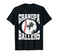 Mens Grandpa Ballers Ball Grandfather T-Shirt - Minimalist Print Men Women - T-Shirt, Sweatshirt, Hoodie