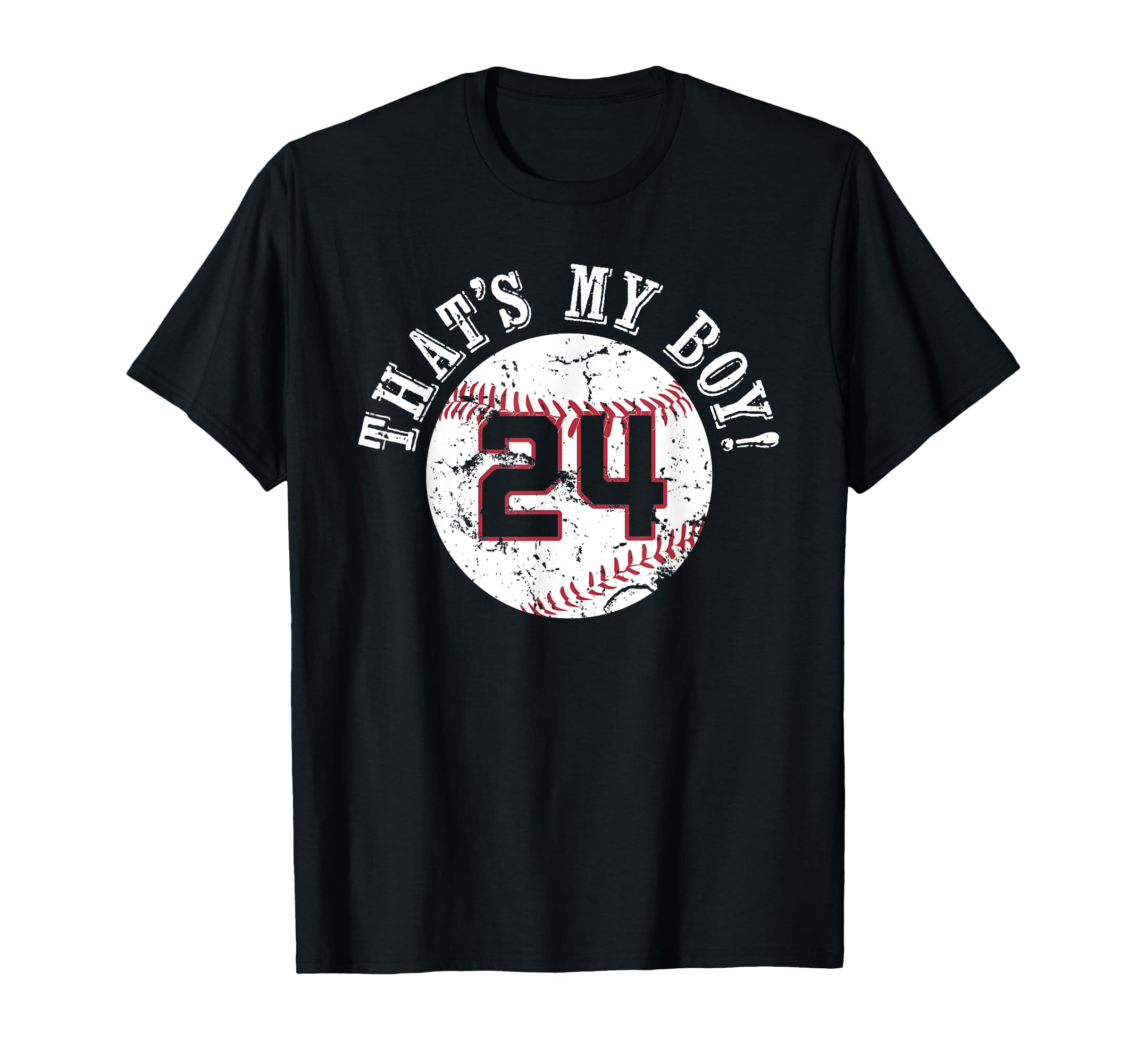 Unique Thats My 24 Baseball Player Mom T-Shirt - Minimalist Print Unisex - T-Shirt, Sweatshirt, Hoodie