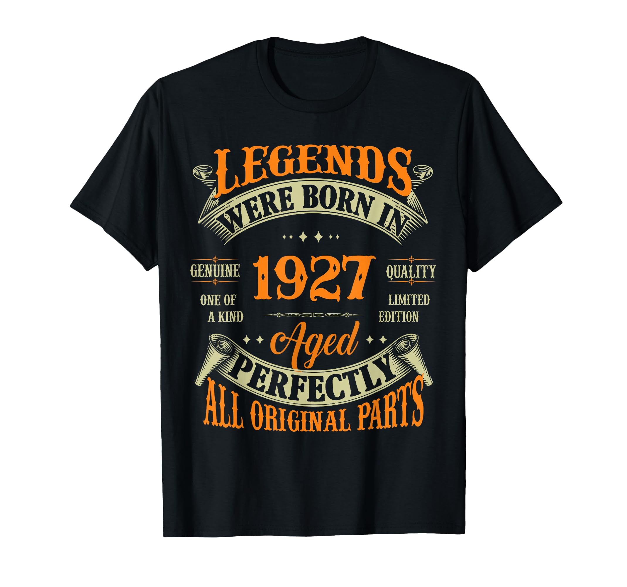 99Th Birthday Gift Legends Born 1927 99 T-Shirt - Minimalist Print Unisex - T-Shirt, Sweatshirt, Hoodie