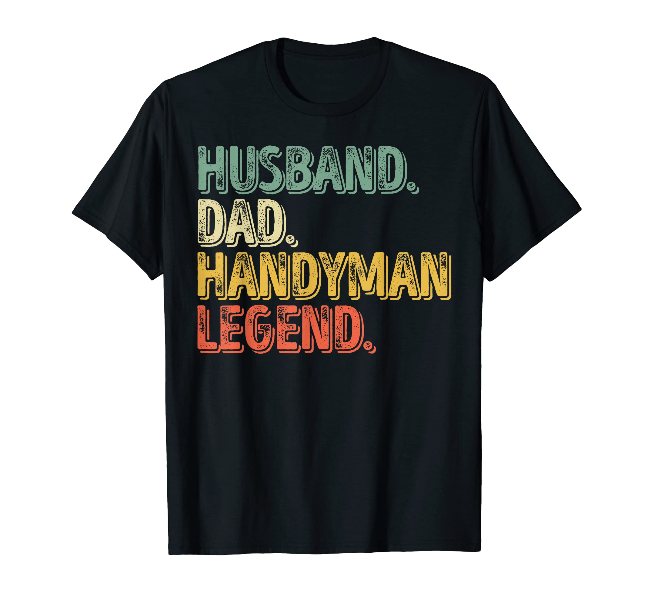 Funny Fathers Day Husband Dad T-Shirt - Minimalist Print Men Women - T-Shirt, Sweatshirt, Hoodie
