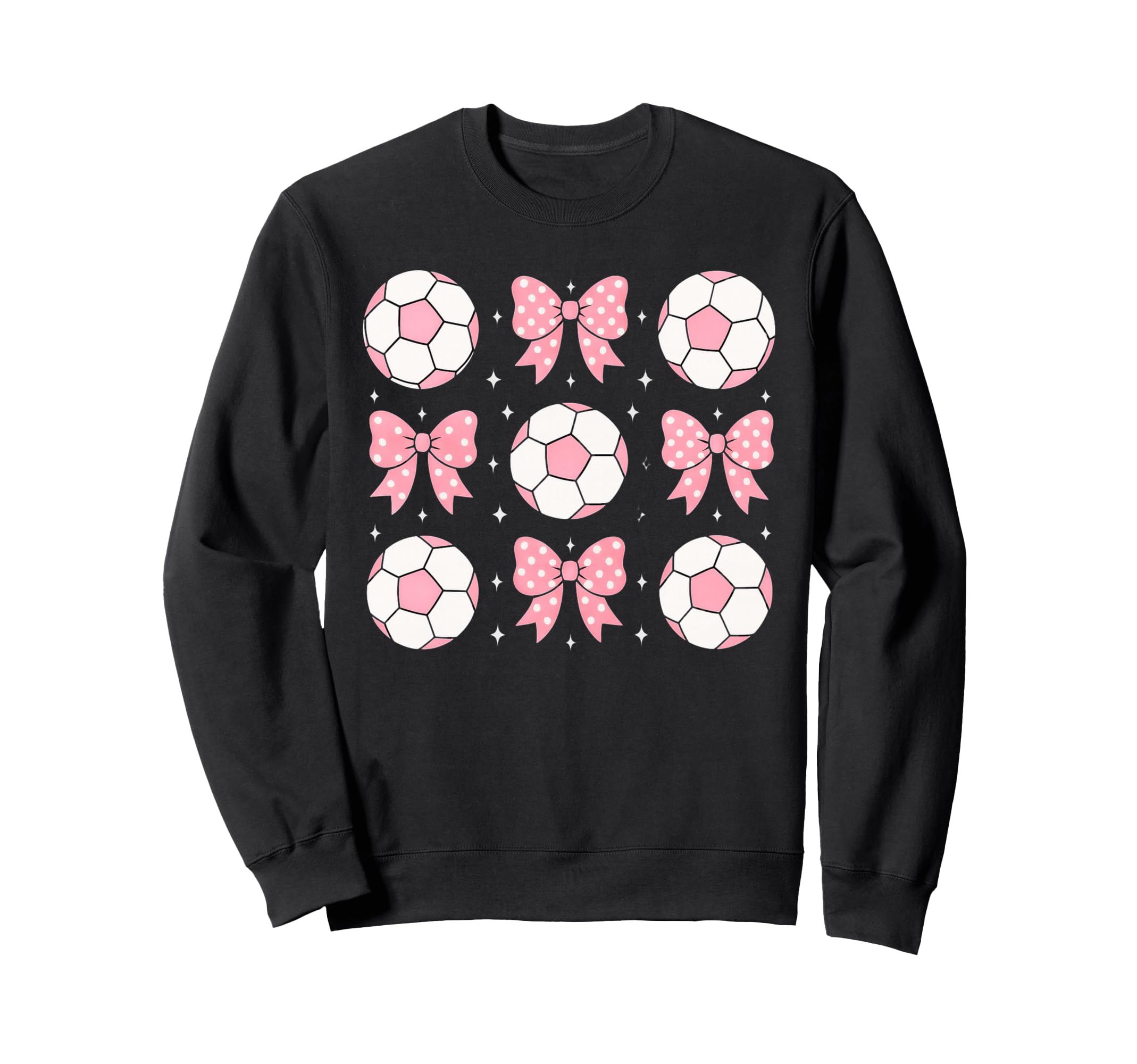 Soccer Coquette Bow Soccer Mom Sweatshirt - Novelty Apparel Men Women - T-Shirt, Sweatshirt, Hoodie