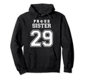 Number 29 Custom Proud Soccer Futbol Hoodie - Streetwear Style for Adults - T-Shirt, Sweatshirt, Hoodie