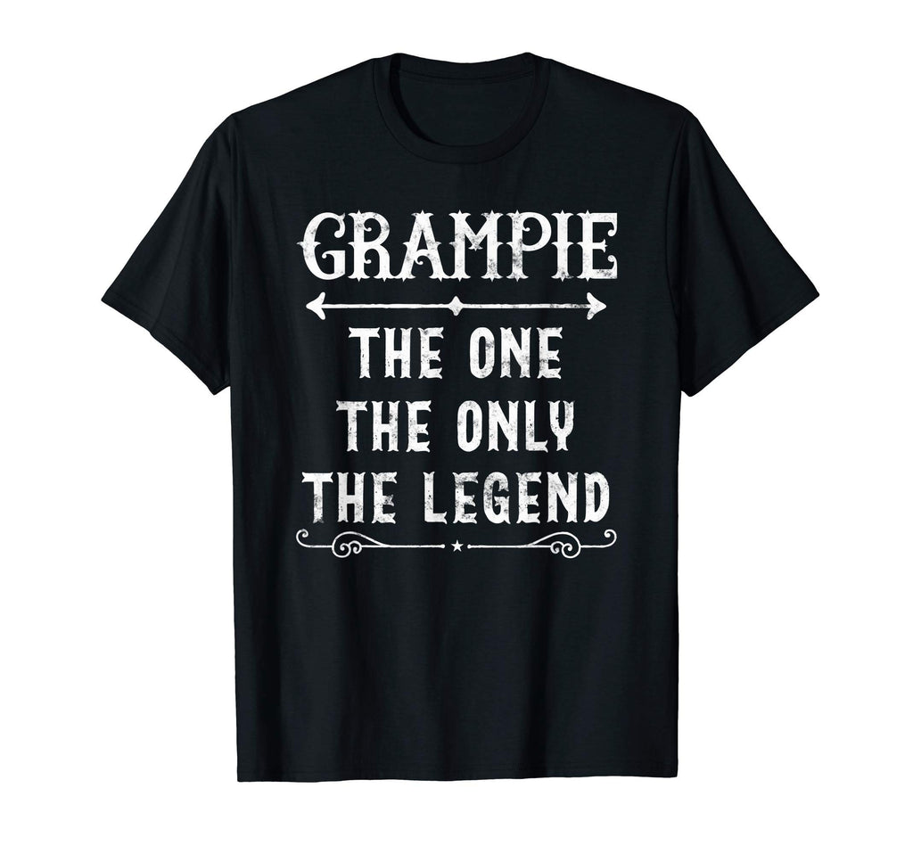 Grampie One Only Legend Fathers Day Gift T-Shirt - Minimalist Print Unisex - T-Shirt, Sweatshirt, Hoodie