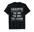 Grampie One Only Legend Fathers Day Gift T-Shirt - Minimalist Print Unisex - T-Shirt, Sweatshirt, Hoodie