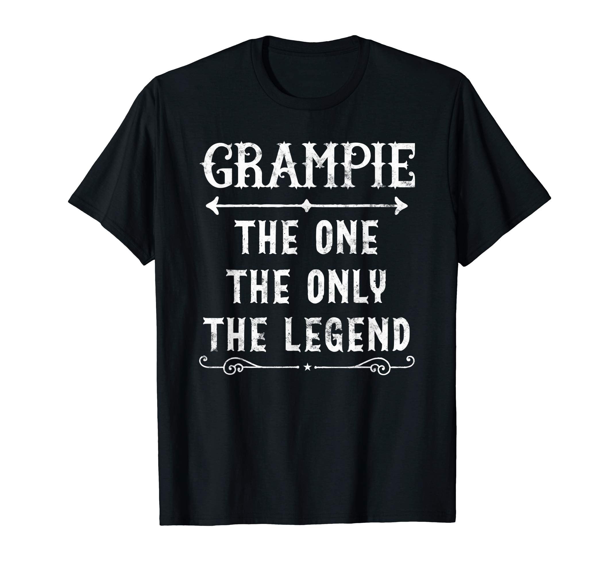 Grampie One Only Legend Fathers Day Gift T-Shirt - Minimalist Print Unisex - T-Shirt, Sweatshirt, Hoodie