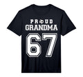 Number 67 Custom Proud Soccer Futbol T-Shirt - Fun Novelty Design Unisex - T-Shirt, Sweatshirt, Hoodie